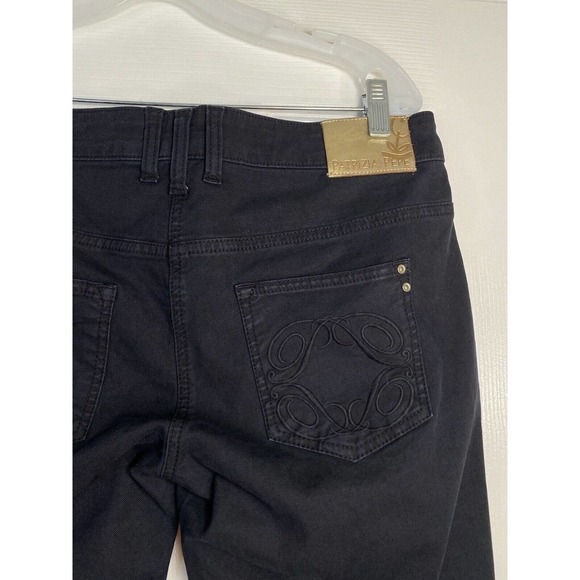 Patrizia Pepe Women’s Skinny Button Fly Jeans Navy Blue 32‎ Tags Flaw - Picture 7 of 11